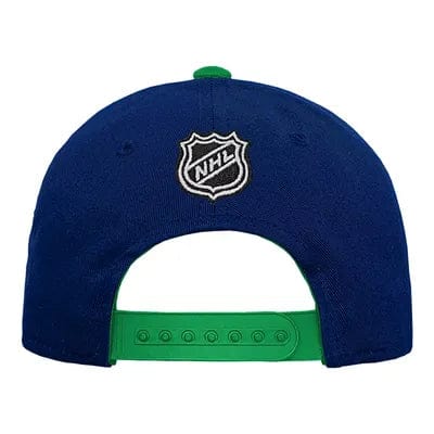 Vancouver Canucks Outer Stuff NHL Precurve Youth Snapback Adjustable Hat - The Hockey Shop Source For Sports