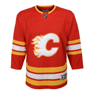 Calgary Flames Home Outer Stuff Replica Toddler Jersey - TheHockeyShop.com