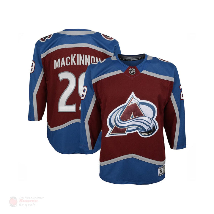 Colorado Avalanche Home Outer Stuff Premier Youth Jersey Nathan Mackinnon