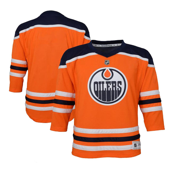 Oilers black hotsell and orange jersey