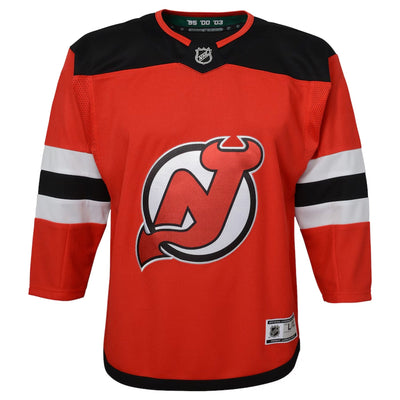 New Jersey Devils - OuterStuff Premier Junior Home Jersey - TheHockeyShop.com