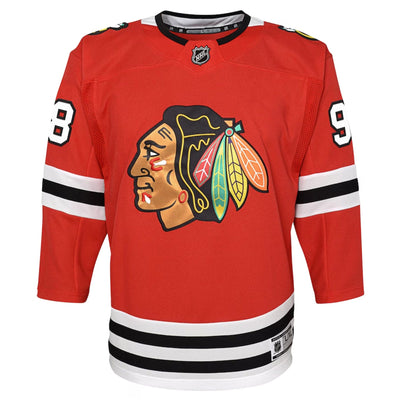 Outer Stuff Premier Junior Jersey - Chicago Blackhawks Connor Bedard Home - TheHockeyShop.com