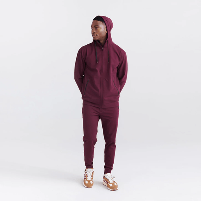 Saxx Trailzer Full Zip Hoody - Burnt Plum - The Hockey Shop Source For Sports