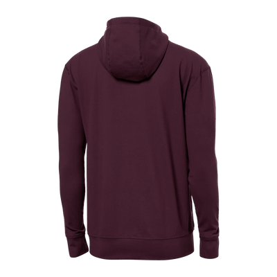 Saxx Trailzer Ful Zip Hoody - Burnt Plum - The Hockey Shop Source For Sports