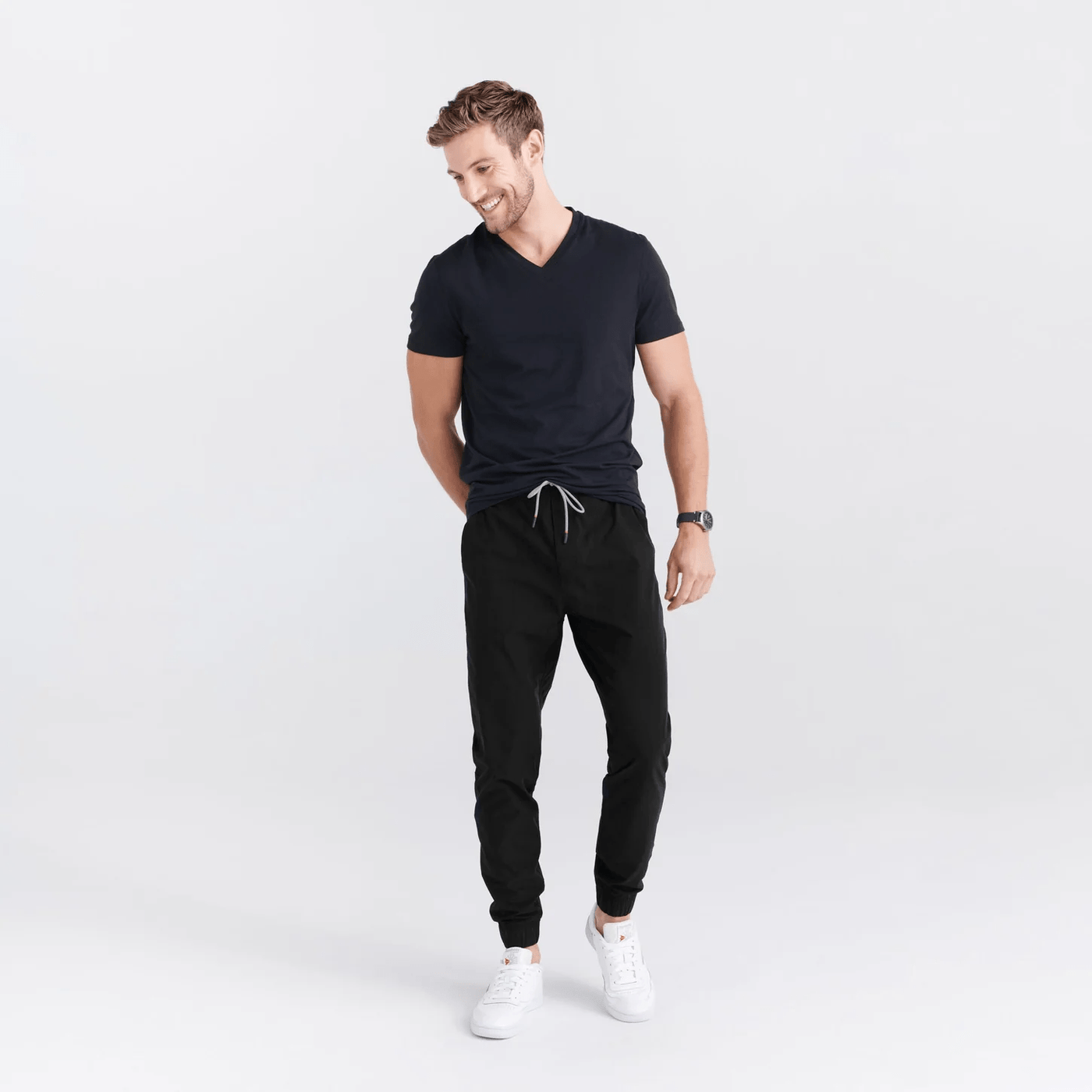 Saxx Go To Town Jogger Pants - Black - The Hockey Shop Source For Sports