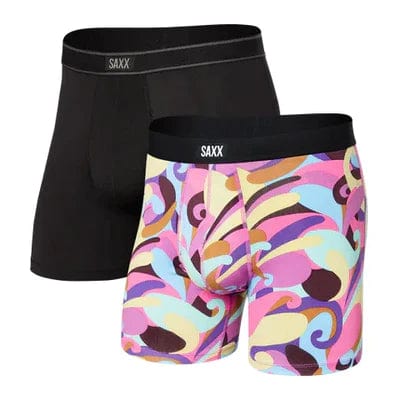 Saxx Daytripper Boxers (2 Pack) - Glamo Paisley / Black - TheHockeyShop.com