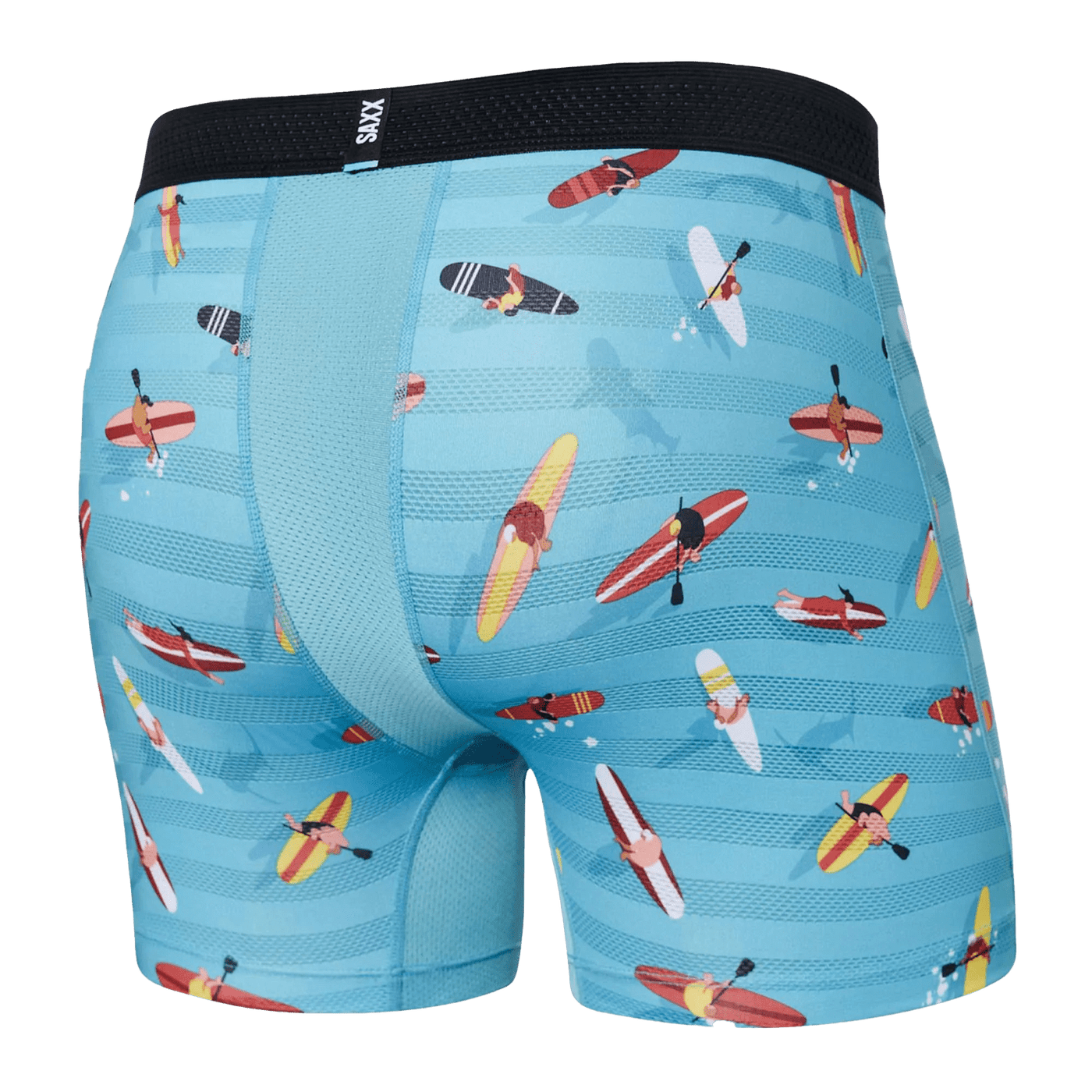 Saxx DropTemp Cool Mesh Boxers - Paddlers Blue - TheHockeyShop.com