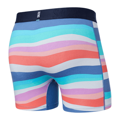 Saxx DropTemp Cooling Cotton Boxers - Cutback Stripe - Multi - TheHockeyShop.com