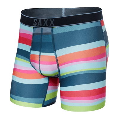 Saxx DropTemp Cooling Hydro Boxers - Cutback Stripe - BRT Multi - TheHockeyShop.com