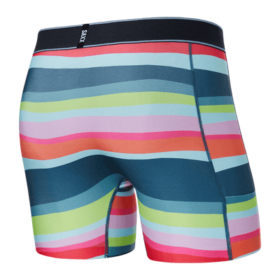 Saxx DropTemp Cooling Hydro Boxers - Cutback Stripe - BRT Multi - TheHockeyShop.com