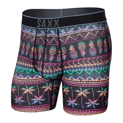 Saxx DropTemp Cooling Hydro Boxers - Pineapple Stripe - Multi - TheHockeyShop.com