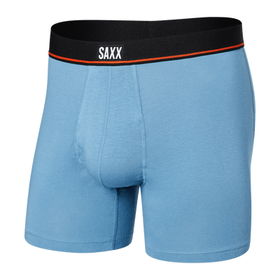 Saxx Non-Stop Stretch Cotton Boxers - Slate - TheHockeyShop.com