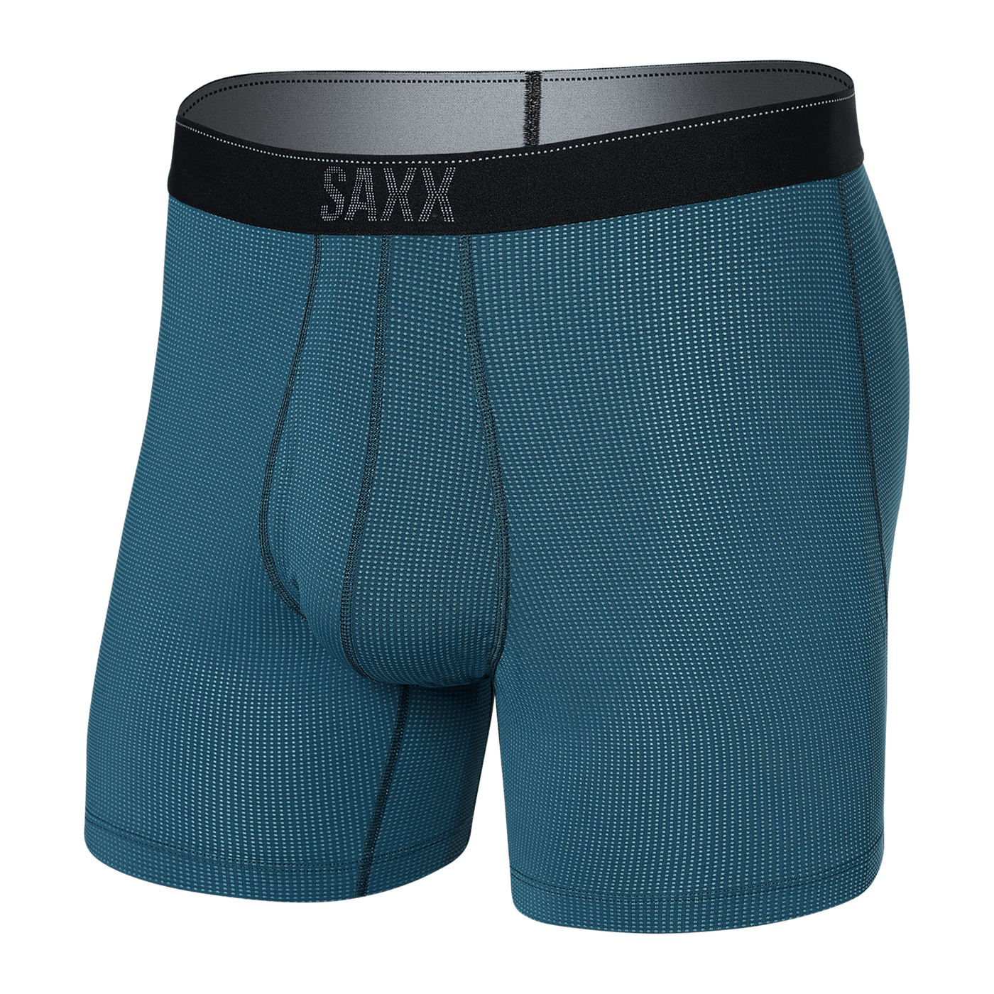 Saxx Quest Quick Dry Mesh Boxers - Storm Blue - TheHockeyShop.com