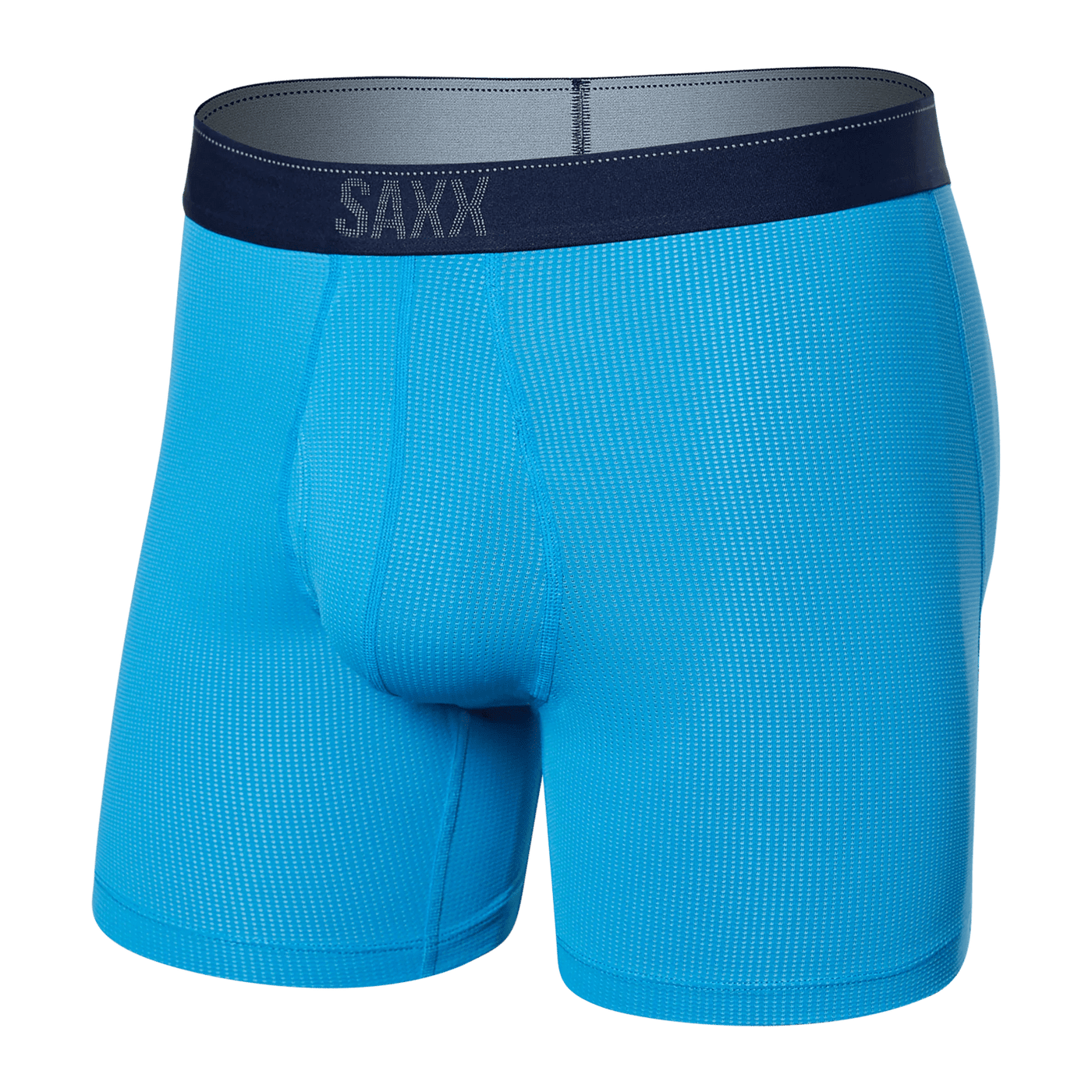 Saxx Quest Quick Dry Mesh Boxers - Tropical Blue - TheHockeyShop.com