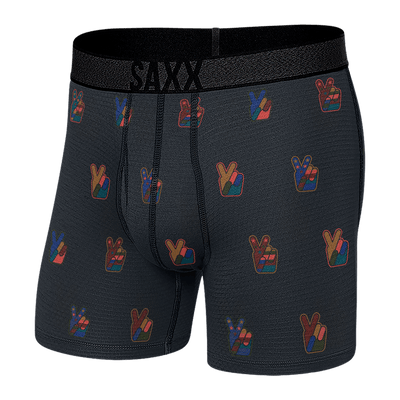 Saxx Roast Master Mid-Weight Boxers - Eco Peace - Navy - TheHockeyShop.com