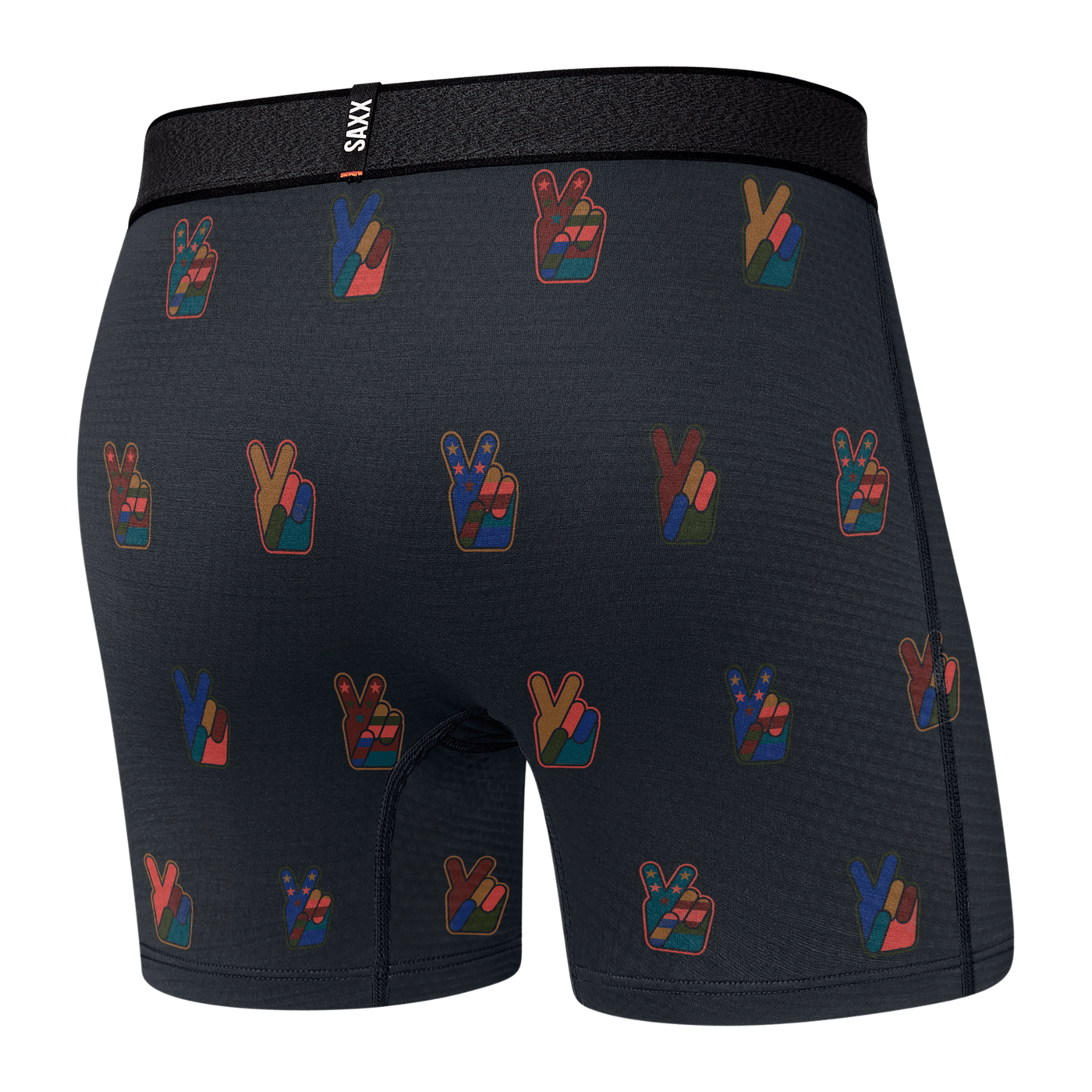 Saxx Roast Master Mid-Weight Boxers - Eco Peace - Navy - TheHockeyShop.com