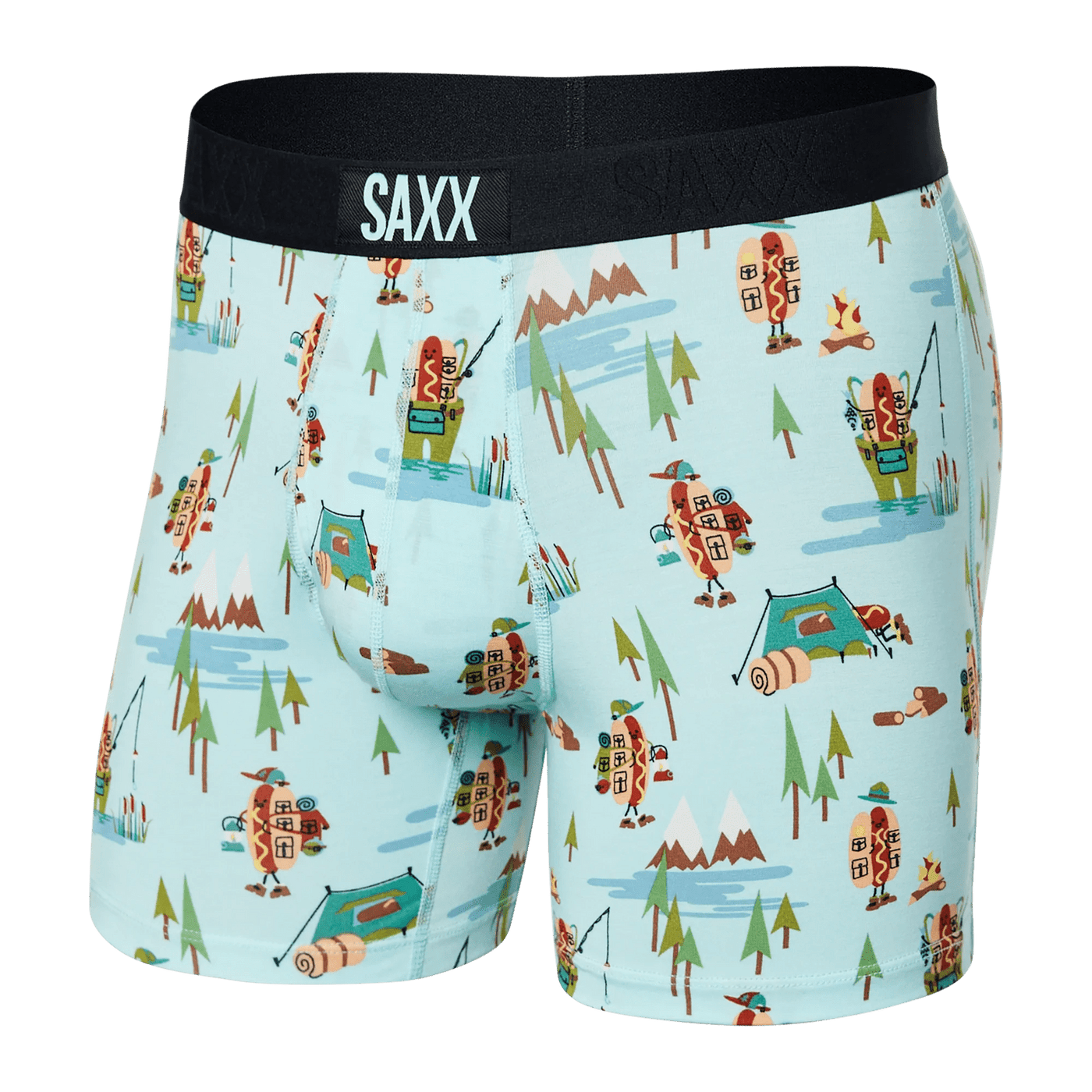 Saxx Ultra Boxers - Hot Dog Park Ranger - Blue - TheHockeyShop.com