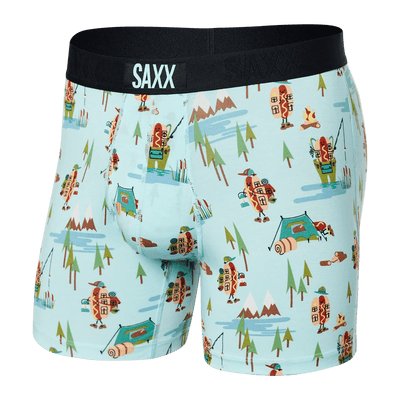 Saxx Ultra Boxers - Hot Dog Park Ranger - Blue - TheHockeyShop.com