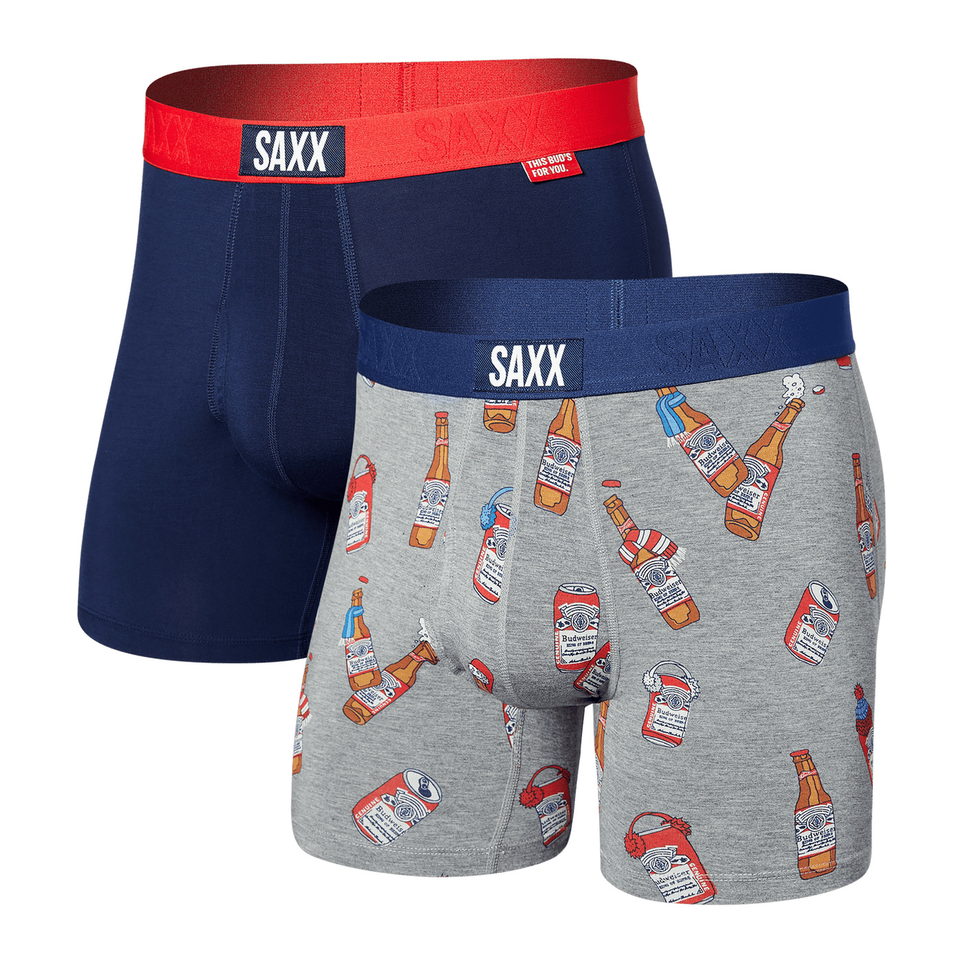 Saxx Ultra Boxers - Winter Gear / Midnight Blue (2 Pack) - TheHockeyShop.com