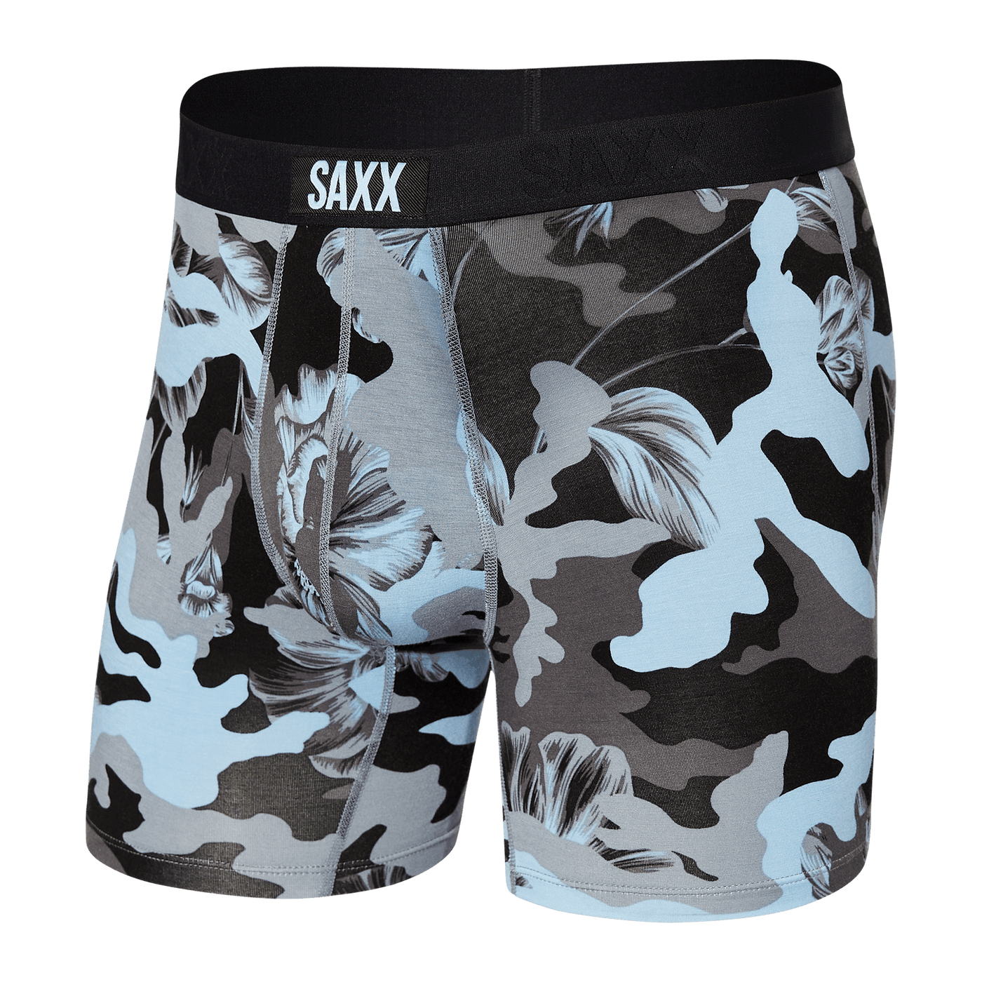 Saxx 22nd Century Silk Boxers - See Food - Navy