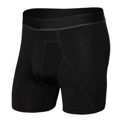 Saxx Kinetic Light Comp Mesh Boxers - Blackout - The Hockey Shop Source For Sports