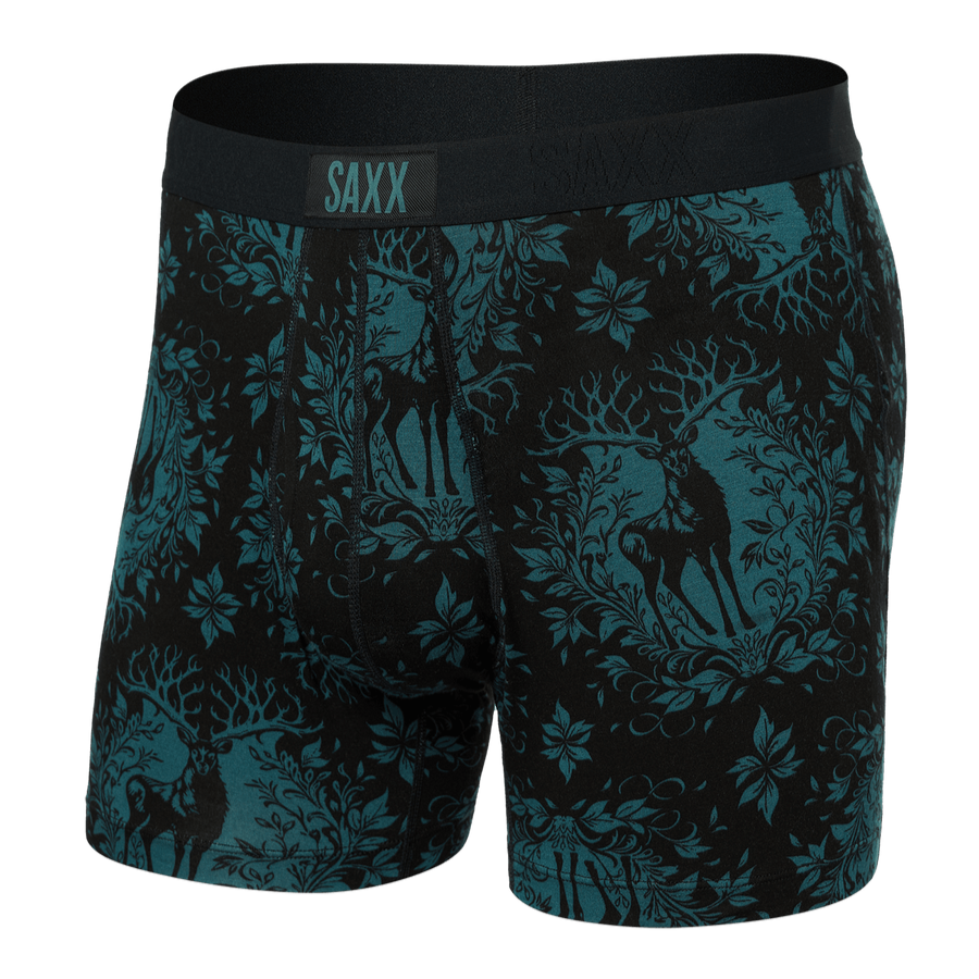 Saxx Ultra Boxers - Deer Damask - Black - TheHockeyShop.com