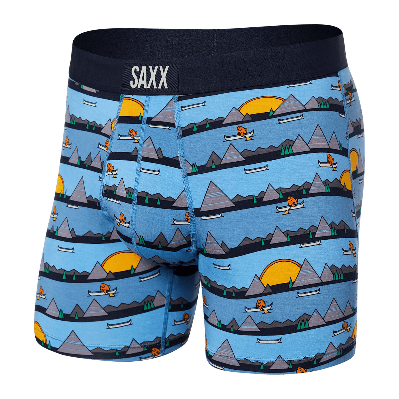 Saxx Ultra Boxers - Lazy River Blue