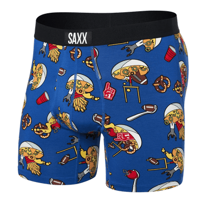 Saxx Ultra Boxers - Souper Bowl - Cobalt - TheHockeyShop.com