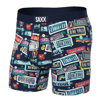 Saxx Ultra Boxers - Vanity Plates - Maritime - TheHockeyShop.com