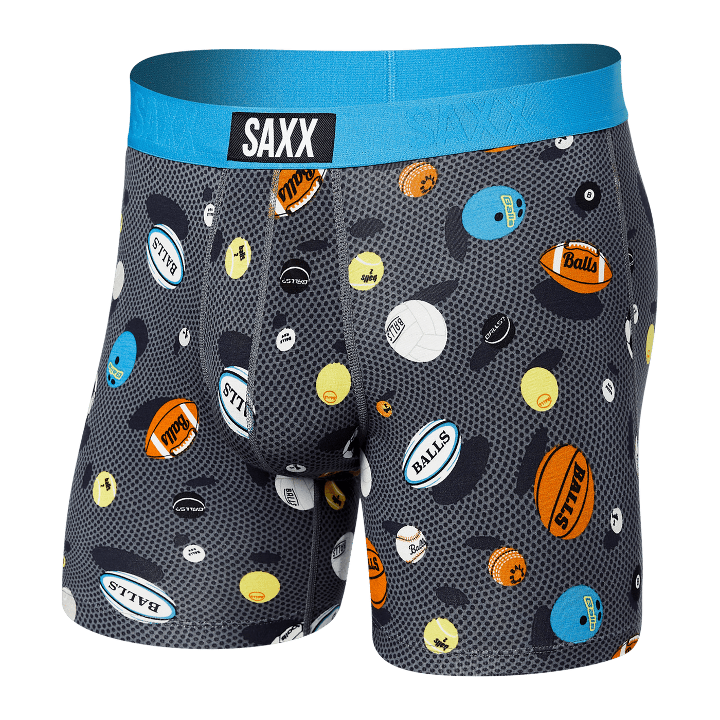 Saxx Vibe Boxers - Balls to the Walls-Black - The Hockey Shop Source For Sports