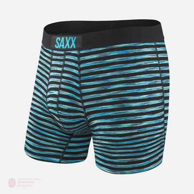 Saxx Vibe Boxers - Black Space Hiker Stripe