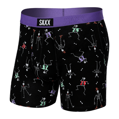 Saxx Vibe Boxers - Dancing Skellies-Black - The Hockey Shop Source For Sports