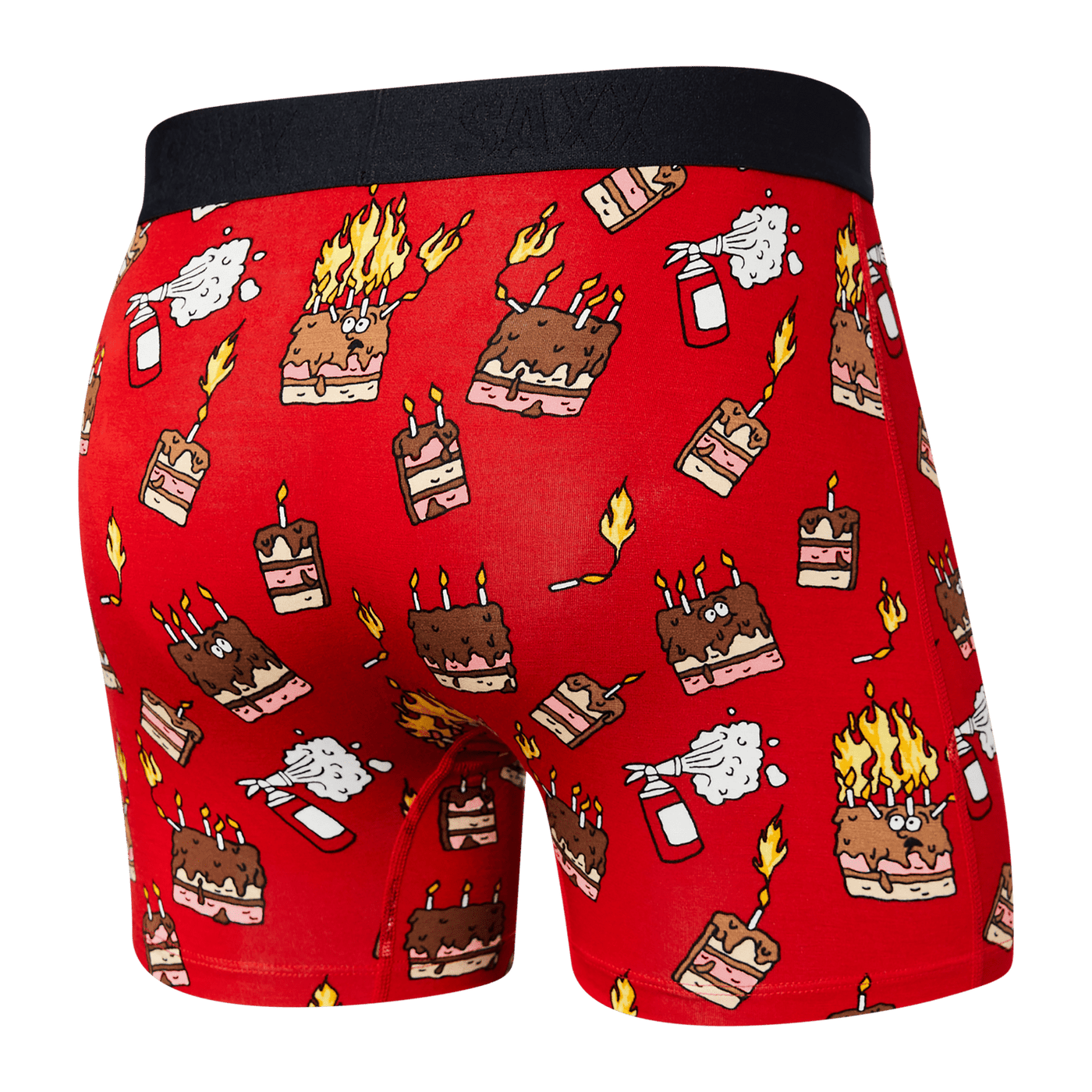 Saxx Vibe Boxers - Fired Up-Red - The Hockey Shop Source For Sports