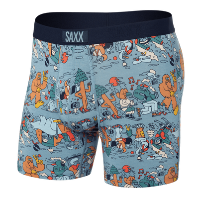 Saxx Vibe Boxers - Fresh Tracks - Desert Blue - TheHockeyShop.com