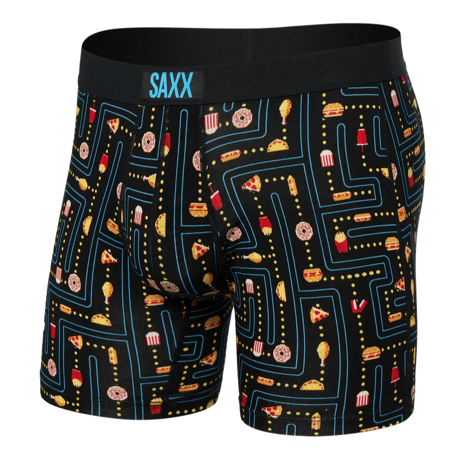 Saxx Vibe Boxers - Junk Man - Black - TheHockeyShop.com