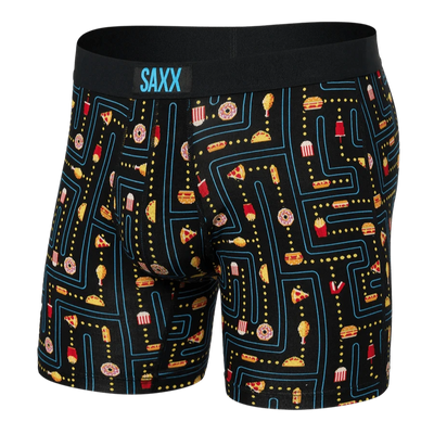 Saxx Vibe Boxers - Junk Man - Black - TheHockeyShop.com