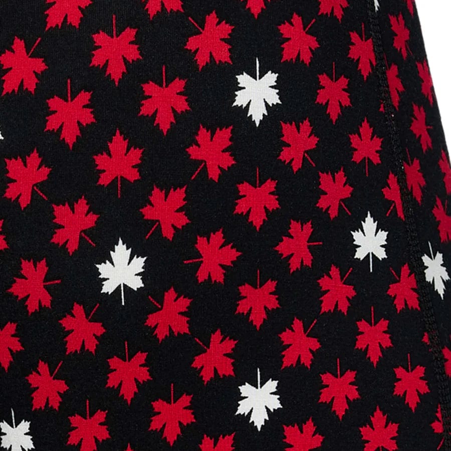 Saxx Vibe Boxers - Maple Leaf - Black - TheHockeyShop.com