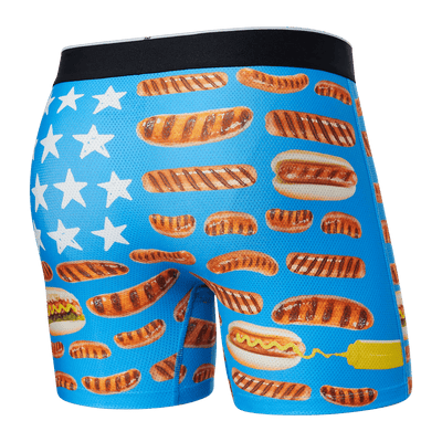 Saxx Volt Boxers - All American Wieners Blue - TheHockeyShop.com