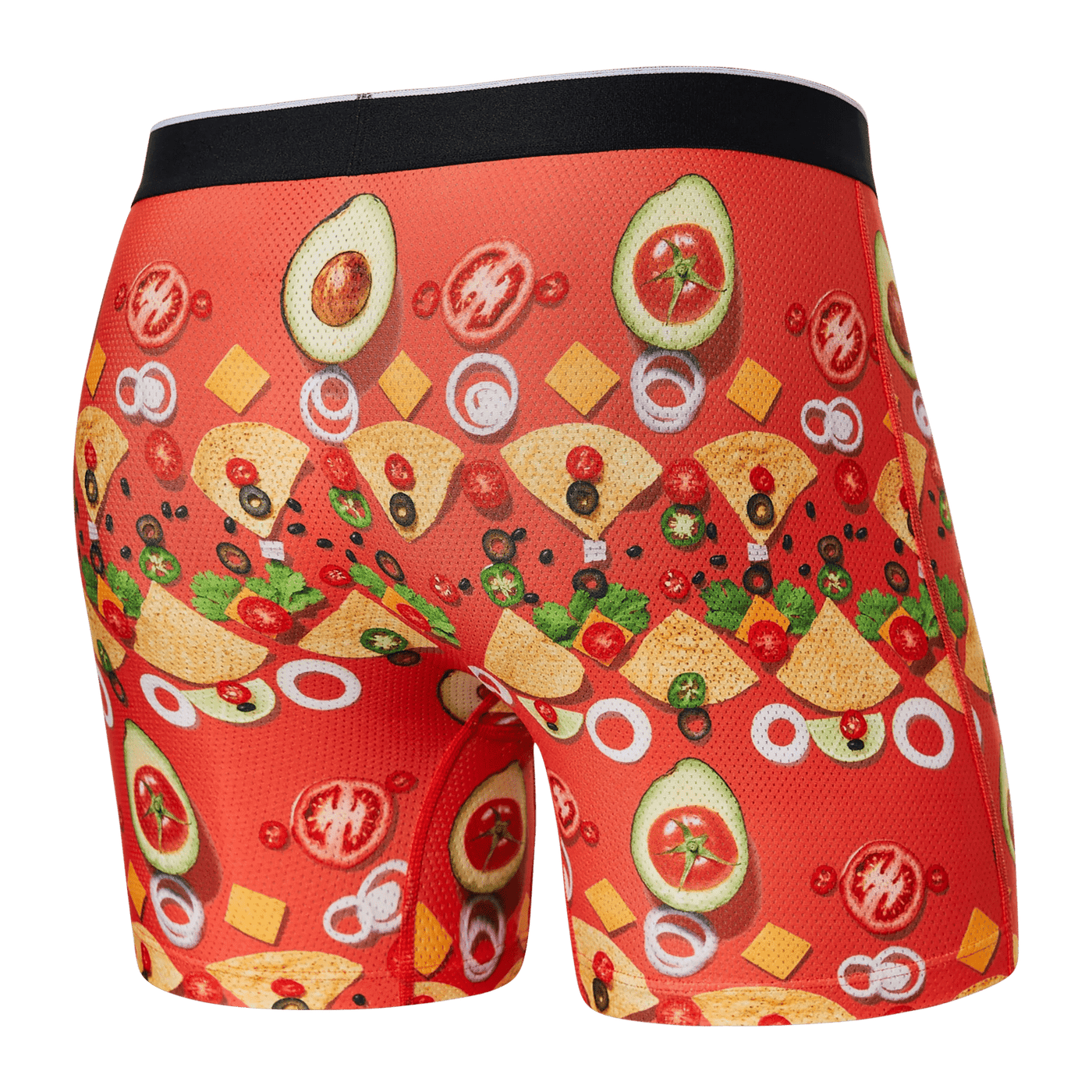 Saxx Volt Boxers - Deconstructed Nachos - Red - TheHockeyShop.com