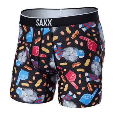 Saxx Volt Boxers - Sports Fan - Black - TheHockeyShop.com