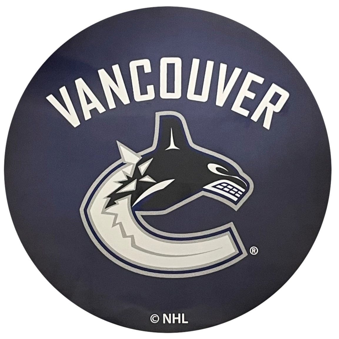 Sports Vault NHL Round Vinyl Decal - Vancouver Canucks - The Hockey Shop Source For Sports