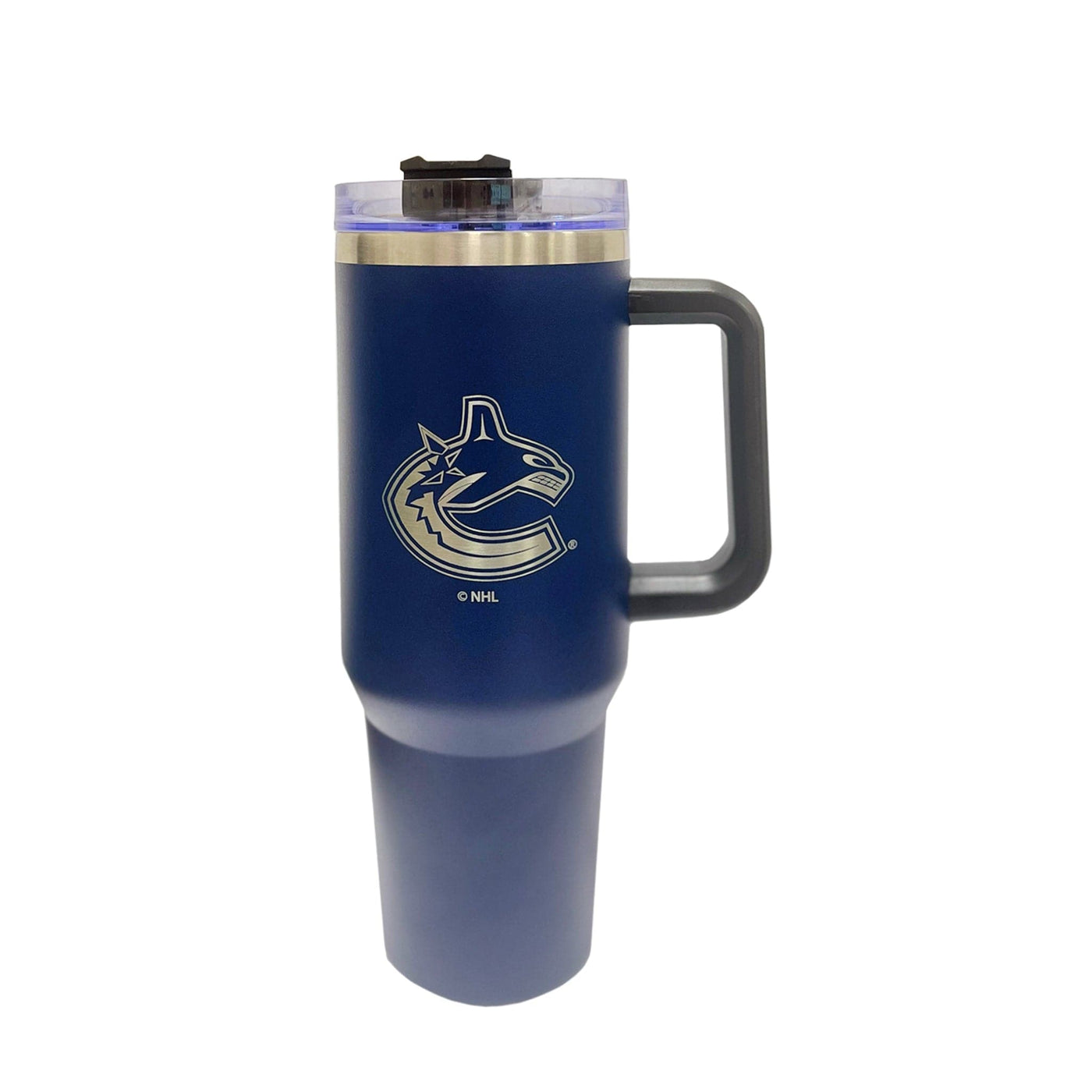 Sports Vault NHL Stainless Steel Travel Tumbler - Vancouver Canucks - TheHockeyShop.com