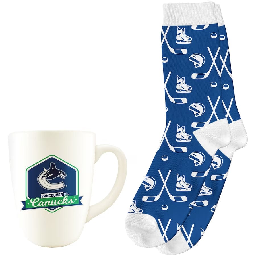 Sports Vault NHL Retro Diner Mug w/ Socks -  Vancouver Canucks - The Hockey Shop Source For Sports