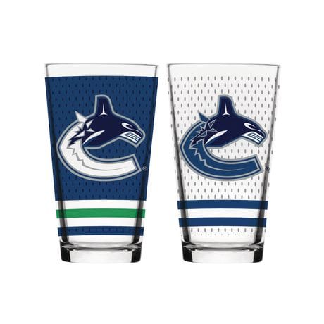 Vancouver Canucks Sports Vault NHL Mixing Glass Set - 2 Pack - The Hockey Shop Source For Sports