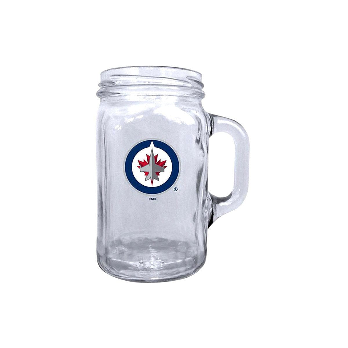 Winnipeg Jets Sports Vault NHL Mason Jar Jug