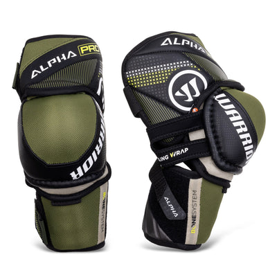 Warrior Alpha Pro Junior Hockey Elbow Pads - TheHockeyShop.com