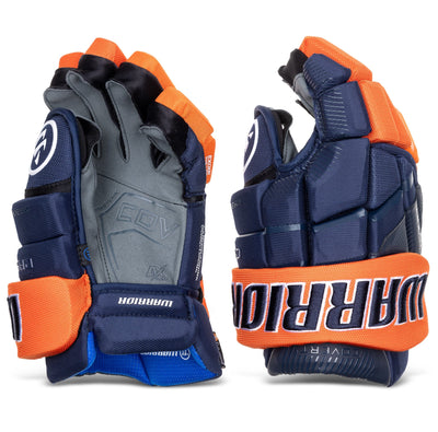 Warrior QR6 Pro Stock Senior Hockey Glove - Greenville Swamp Rabbits - TheHockeyShop.com