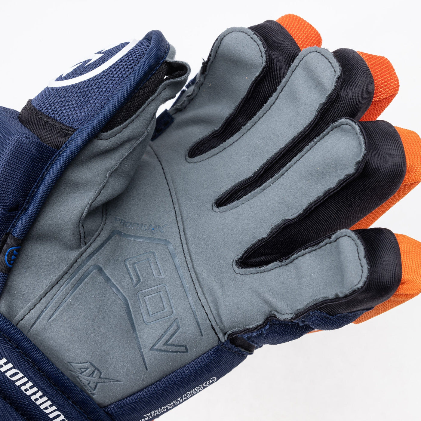 Warrior QR6 Pro Stock Senior Hockey Glove - Greenville Swamp Rabbits - TheHockeyShop.com