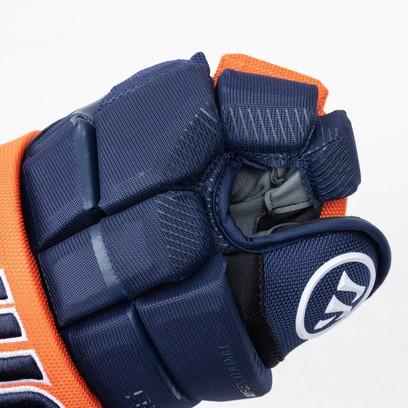 Warrior QR6 Pro Stock Senior Hockey Glove - Greenville Swamp Rabbits - TheHockeyShop.com