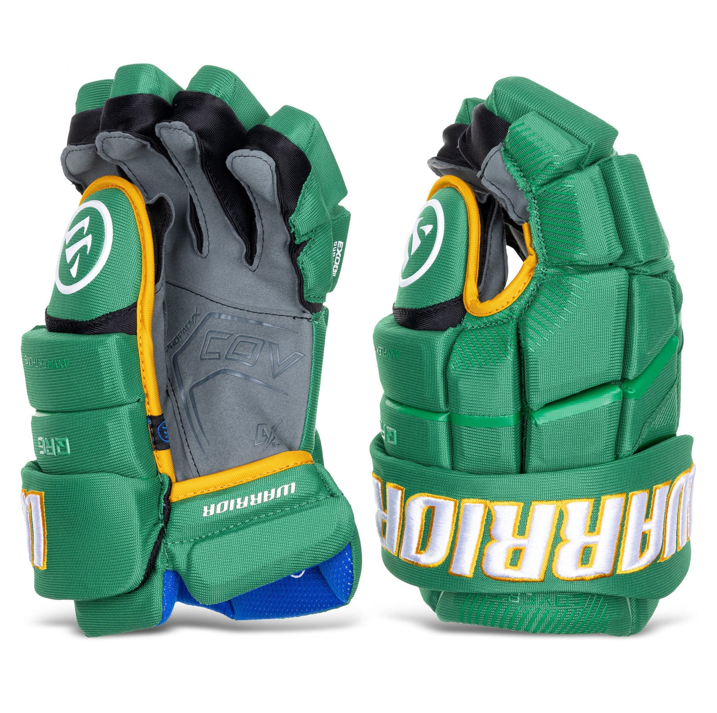 Warrior QR6 Pro Stock Senior Hockey Glove - Minnesota Wild Alternate - TheHockeyShop.com